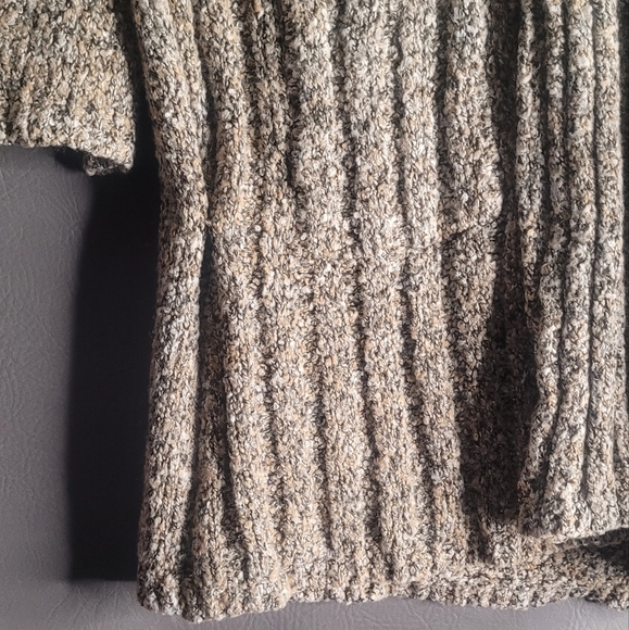 KIKIT Maurice Sasson cardigan XL Sweater yellow/gray - Picture 4 of 8